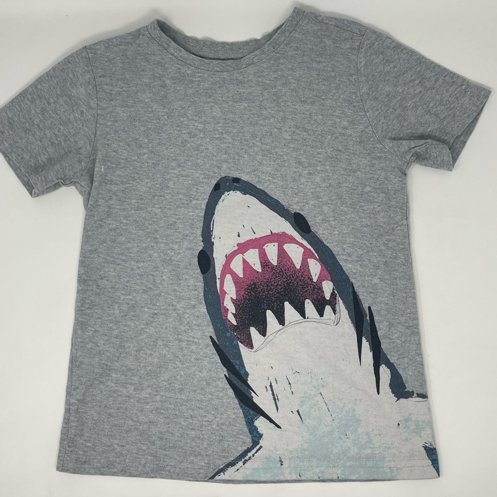 TEA COLLECTION: Galapagos Shark T-Shirt, Size 7